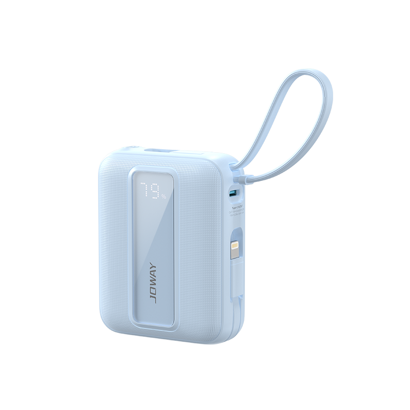 JP519 自帶雙線MINI 移動電源_移動電源_深圳市喬威電源有限公司